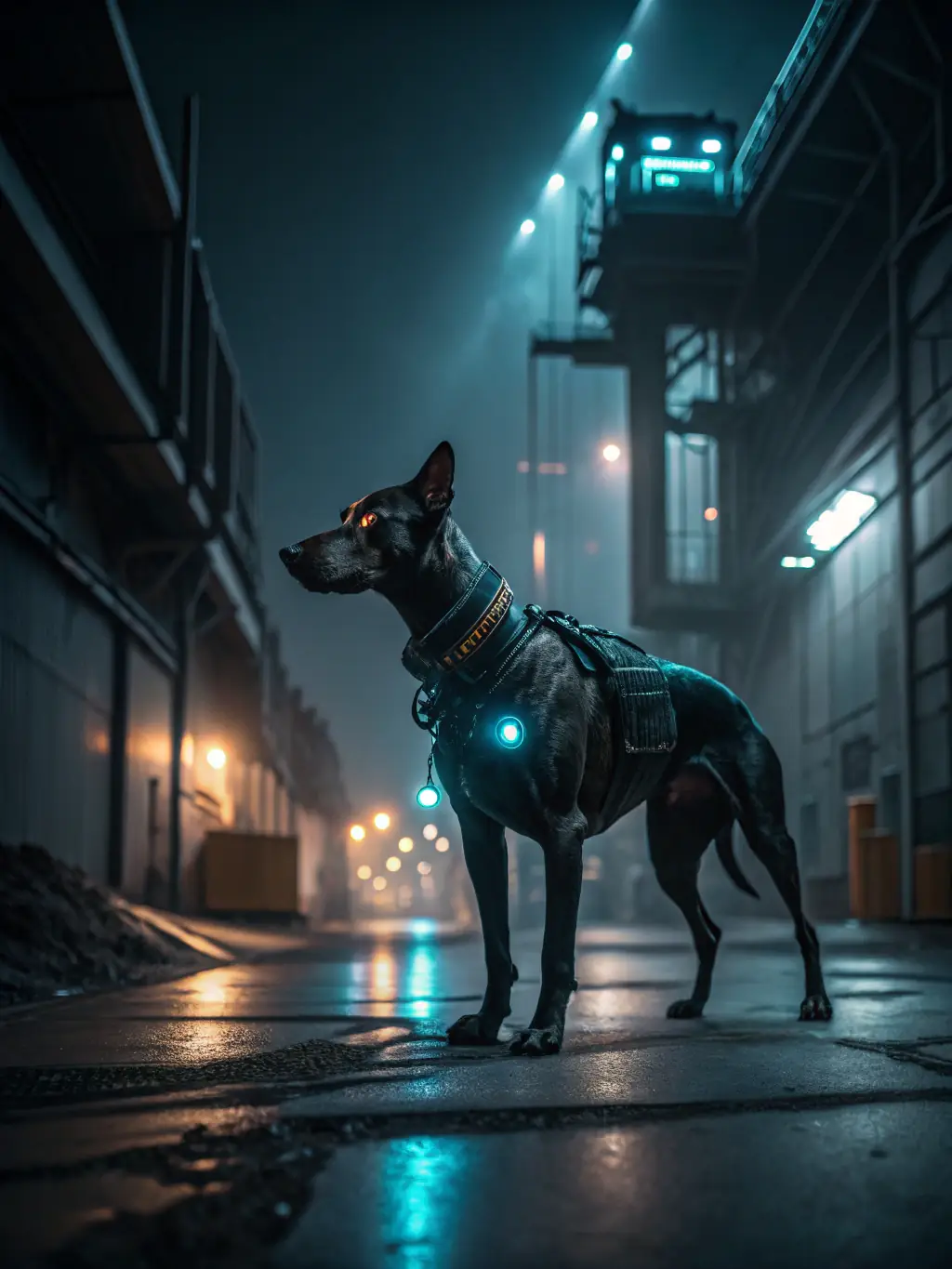 A Unitree Go2 robot dog walking on a rocky terrain, demonstrating its agility and balance in challenging outdoor environments.